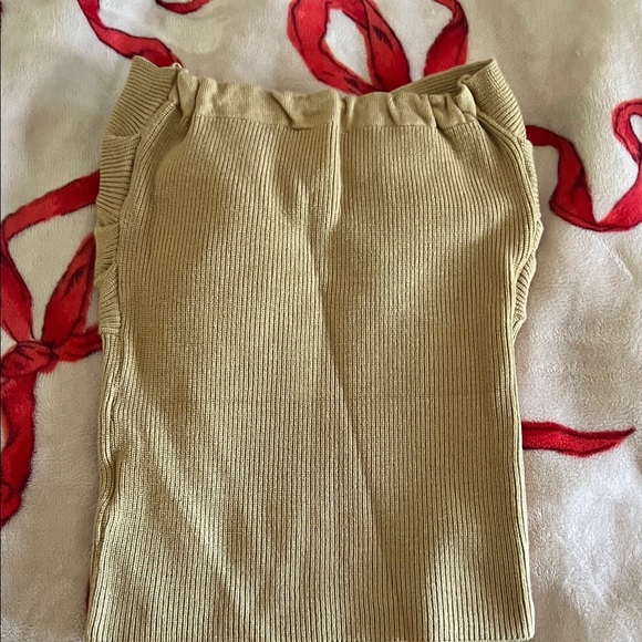 Twisted front tube top Tan Sweater - Picture 2 of 2
